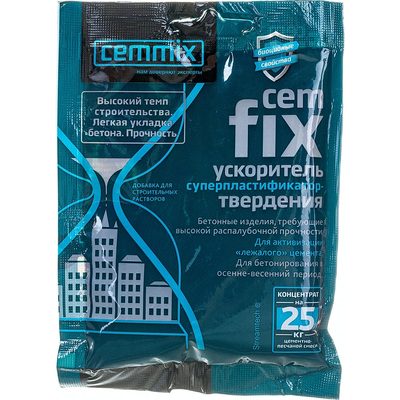 Пластификатор для ускорения твердения CEMMIX Fix конц. саше 538663