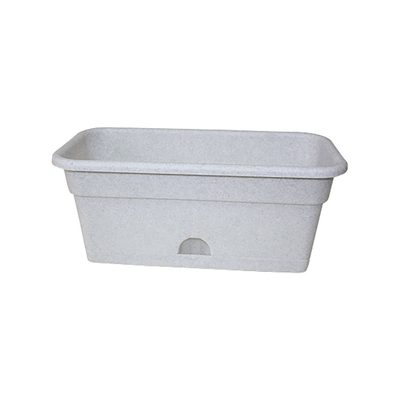 Балконное кашпо с поддоном Darel Plastic 5 01401 ДАР 40х20х17 см, 8 л, мрамор 015166
