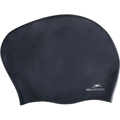Шапочка для плавания 25Degrees Mamana Black 25D21014A, силикон, для длинных волос УТ-00019524