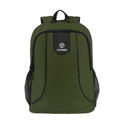 Рюкзак Torber ROCKIT с отделением для ноутбука 15.6", зеленый, полиэстер 600D, 46x30x13 см T8283-GRN