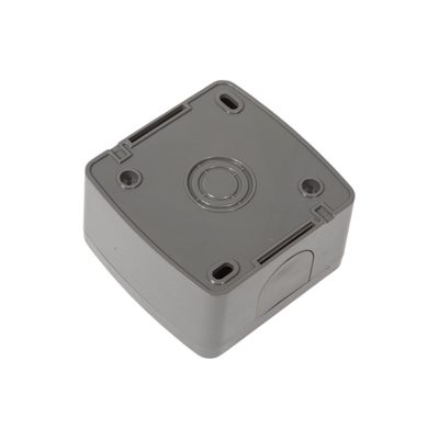 2-клавишный выключатель на 2 направления TDM ELECTRIC открытой установки IP44 10А серый "Селигер" SQ1818-0112