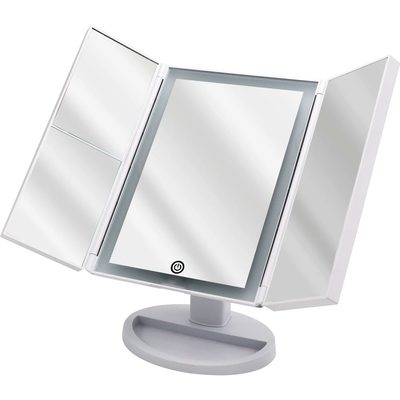 Косметическое настольное зеркало RIDDER Vivian M 1х/2х/5х-увелич. LED сенсор USB белый О3110001