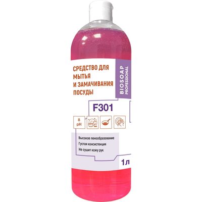 Средство для мытья и замачивания посуды АиС BIOSOAP Proffecional / F301 1л 9070101