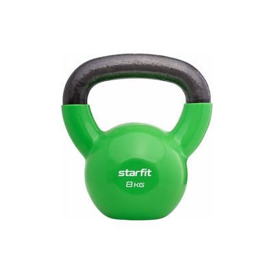 Виниловая гиря Starfit DB-401 8 кг, зеленый УТ-00018837