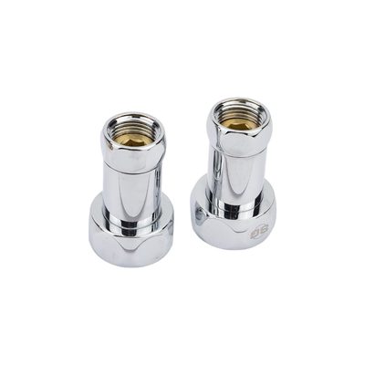 Прямое соединение для полотенцесушителя SG г/г 1"х1/2", хром, 2 шт 730SCH1004