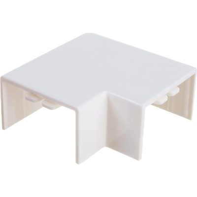 Поворот EKF 90 градусов Plast PROxima, белый, 4 шт abw-25-16x4