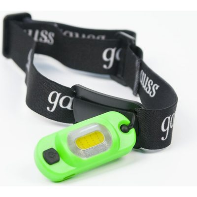 Налобный аккумуляторный фонарь Gauss 3W 150lm Li-ion 300mAh LED GF408