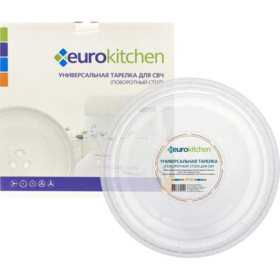 Универсальный поворотный стол-тарелка для СВЧ Eurokitchen 1 шт N-02