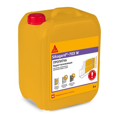 Гидрофобизирующая пропитка для фасадов зданий SIKA Gard-703W Канистра 5л 438063