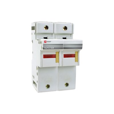 Предохранитель-разъединитель для ПВЦ EKF 10x38 2P с индикацией pr-10-38-2