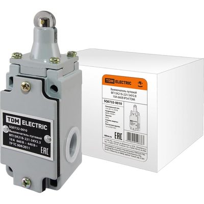 Путевой выключатель TDM ELECTRIC ВП15K21Б-221-54У2.8, 10А, 660В, IP54 SQ0732-0010