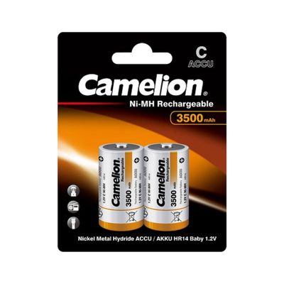 Аккумулятор Camelion 1.2В C-3500mAh Ni-Mh BL-2, 6184