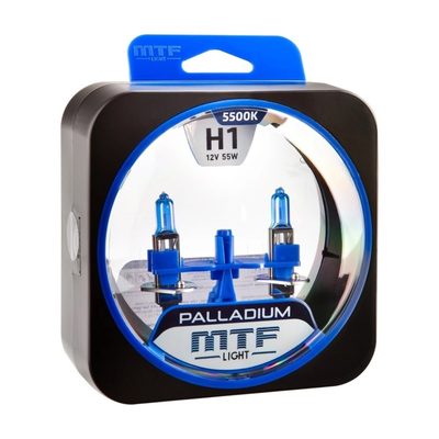 Галогеновая лампа MTF Light Vanadium H1, 12В, 55Вт 37314 HVN1201