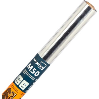 Фольга для бани, сауны Megaflex М50 1 м х 20 м, 20 кв. м FOIM.100.20