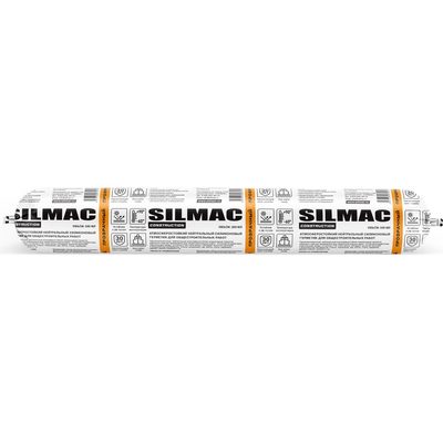 Cиликоновый герметик для общестроительных работ SILMAC CONSTRUCTION 590 мл прозрачный SP-0018/292/919