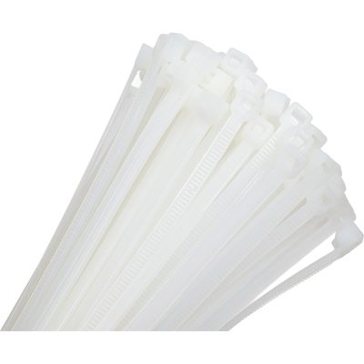Нейлоновый хомут стяжка DolleX 3,6х250 мм, уп. 100 шт., белый SN-425