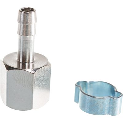 Переходник 1/4"F - елочка (6 мм; обжимное кольцо 9х11 мм; блистер) FUBAG 180250 B