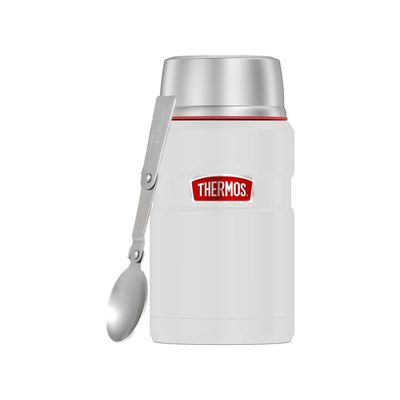 Термос из нержавеющей стали с ложкой THERMOS SK3020RCMW 0.71L 384829