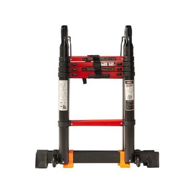 Лестница-стремянка телескопическая WORKY BLACK 2,8м/5,6м, 9 ступеней, ARD260080