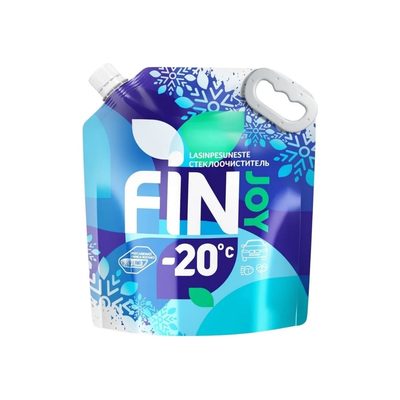 Жидкость в бачок омывателя ХИМИК FIN JOY INDIGO -20 С,orbit (бабл гам), 4л X281413411