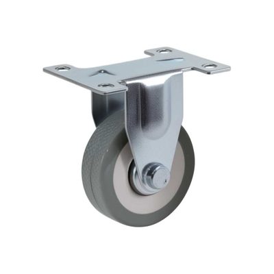 Неповоротное колесо Brante 50 мм серая резина 33050F FMT50 104400
