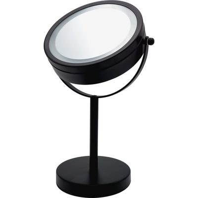 Косметическое настольное зеркало RIDDER Daisy 1х/3х-увелич. LED черный О3111010