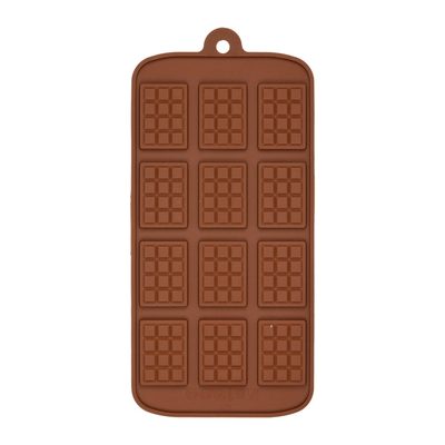 Силиконовая форма для конфет S-Chief маленькая шоколадка - 12 ячеек 23x107x05 см 553595