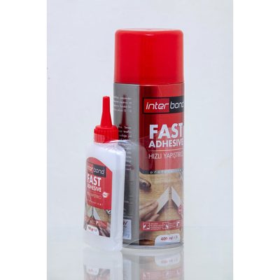 Двухкомпонентный клей Interbond 100g+400 ml Cyanoacrylate 00-00000180