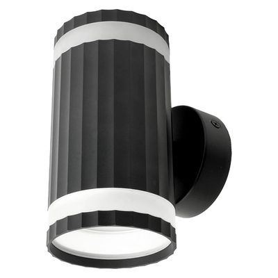 Настенный светильник FERON hl3690 olympus 12w, 230v, 2хgx53, черный ip20, 48680
