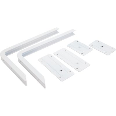 Полка СВЧ Amig 300/370x200 белая 7-300 BL