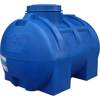 Овально-горизонтальная емкость AQUAPLAST 350 л, синяя 4630017951925