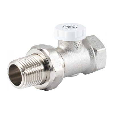 Настроечный клапан радиатора PROFACTOR прямой 1/2 PF RVS 376