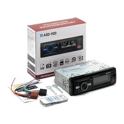 Магнитола Вымпел ASD-920 FM/USB/AUX/bluetooth пульт дистанционного управления 4084