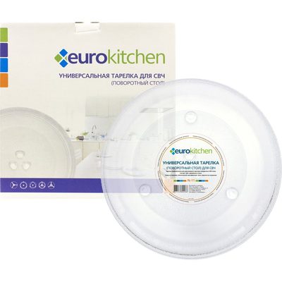 Универсальный поворотный стол-тарелка для СВЧ Eurokitchen 1 шт N-11