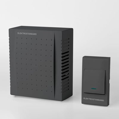Бытовой электрический звонок Elektrostandard DBQ26M WM 1M IP44 дверной, черный a055432
