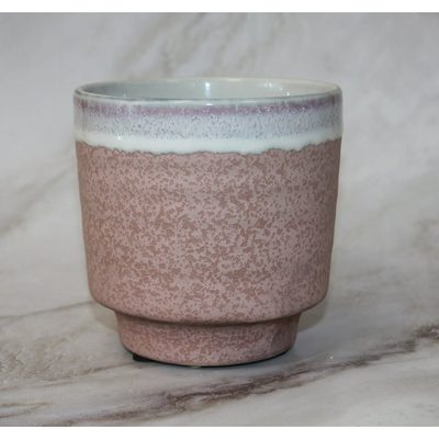 Кашпо Scheurich Kübel Bolia rosé керамика, диам. 15 см, высота 15 см, розовое 063076