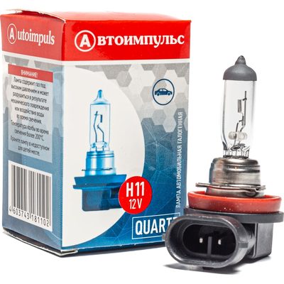 Автолампа АВТОЭЛЕКТРИКА h11 12-55 pgj19-2, галогенная 12 в 09.02392