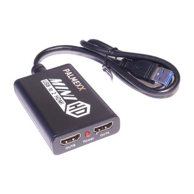 Конвертер PALMEXX AY96 USB3.0 to Dual HDMI Display Adapter 1080p@60Hz PX/AY96