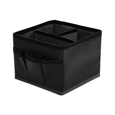 Органайзер для косметики Рыжий кот спанбонд, 15x15x12 см, черный 312630