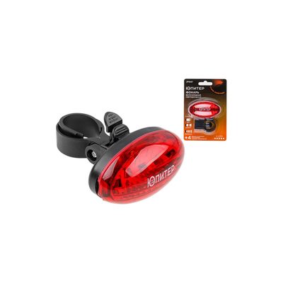 Велосипедный светодиодный фонарь ЮПИТЕР 5LED 2xAAА JP1047