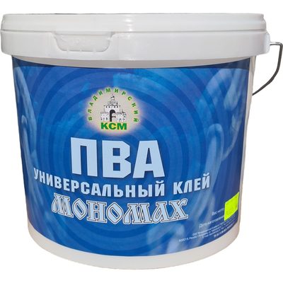 Универсальный клей Мономах ПВА 5л 2пвау5б
