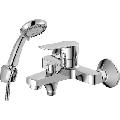 Одноручный смеситель для ванны Decoroom с коротким изливом DR22036