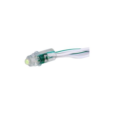 Гирлянда MAKSILED Светодиодный пиксель 50 шт, 9 мм, 1 LED, 12 В, 0.13 Вт, IP66, зеленый ML-1PIX-5G-LP-SFF-N