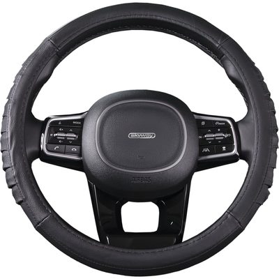Оплетка SKYWAY Real-5 М, черная, натуральная кожа S01108008