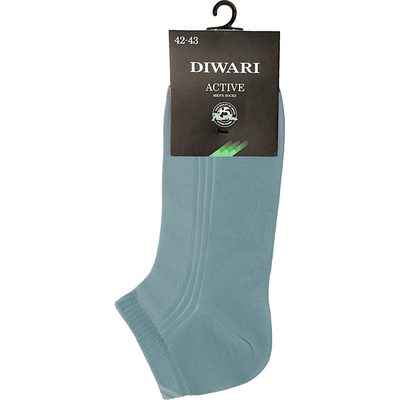 Мужские короткие носки DIWARI ACTIVE 7С-37СП, р.27, 018 светлый джинс 1001330030030201018