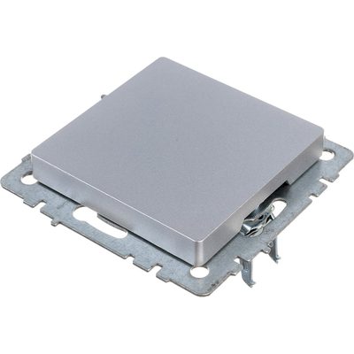 Заглушка с суппортом IEK Brite мз10-бра алюминий BR-PL10-K47