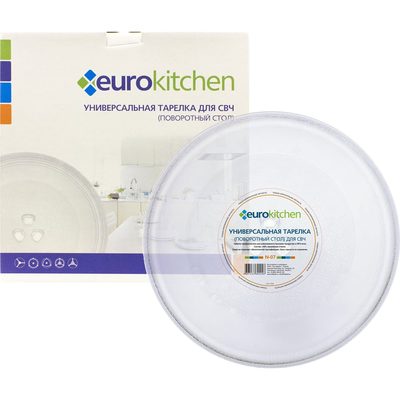 Универсальный поворотный стол-тарелка тарелка для СВЧ Eurokitchen 1 шт N-07
