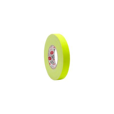 Клейкая лента DGTAPE ultraMATT - Гаффа тейп 25мм/50м - Желтый (светится в ультрафиолете) UMF25/50/Y