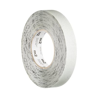 Противоскользящая лента Mehlhose GmbH тип Эластичный цвет прозрачный ширина 25 мм длина 18,3 м износостойкость 1 млн. шагов без абразива (винил) M3TR025183