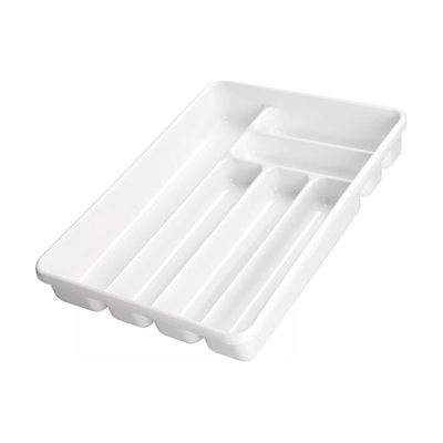 Лоток для столовых приборов COSMOPLAST 6-ти местный, 40x30x6 см, пластик, цвет ассорти 2142